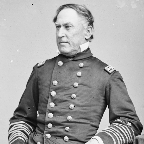 Rear Admiral David Farragut, United States Navy